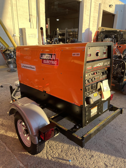 2022 Lincoln Electric LE400 Kubota V1505, Trlr, Cable Rack, Light Kit, ES Decals, T3