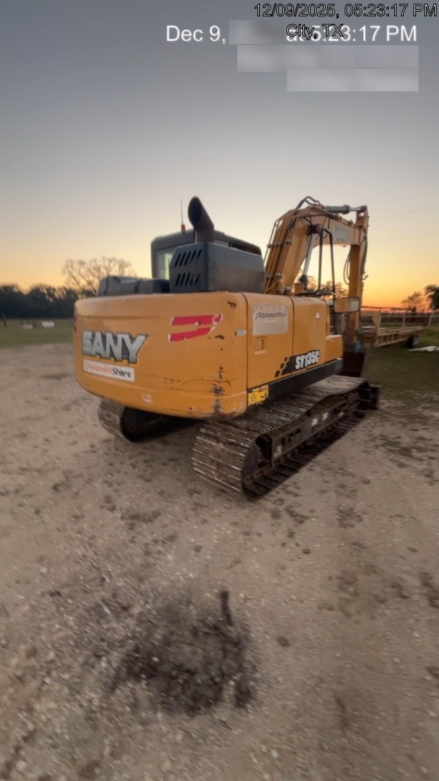 Sany SY135C Sany SY135 Tier 4 - Cab, Fleco Hydraulic  QC, Fleco 36" HD Bucket - Smooth