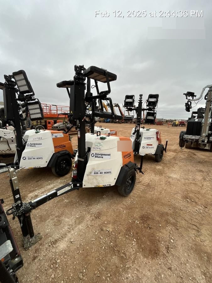 2024 Generac MLT2 Diesel, Flex Switch 120V Input, Powerzone Controller, 
(4) 320W LED Lights, 4kW Generator, 39.9 Gal Fuel Tank, 2" Ball, T3