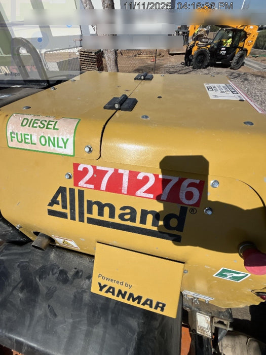 2022 Allmand NLV3GR (4) LED Light Fixture 350W, 23' Vertical Mast, 3kW Prime, Towable, ES Decals, T3