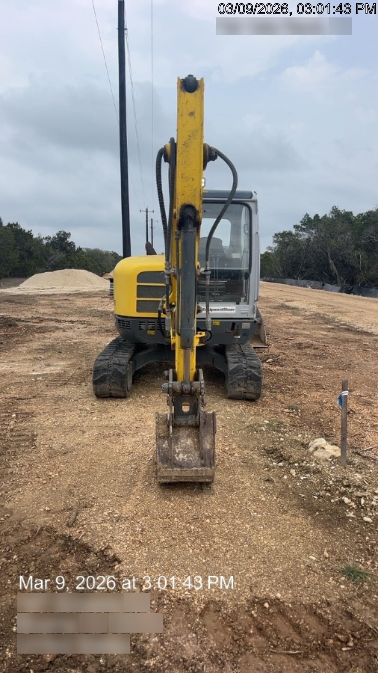 2018 Wacker Neuson EZ53 Wacker Neuson EZ53 12K Excavator, TRK,LGD,CAB,PC, Manual QC, Buckets: 30" , 18"