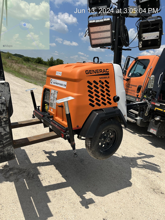 2024 Generac MLT2 Diesel, Flex Switch 120V Input, Powerzone Controller, 
(4) 320W LED Lights, 4kW Generator, 39.9 Gal Fuel Tank, 2" Ball, T3