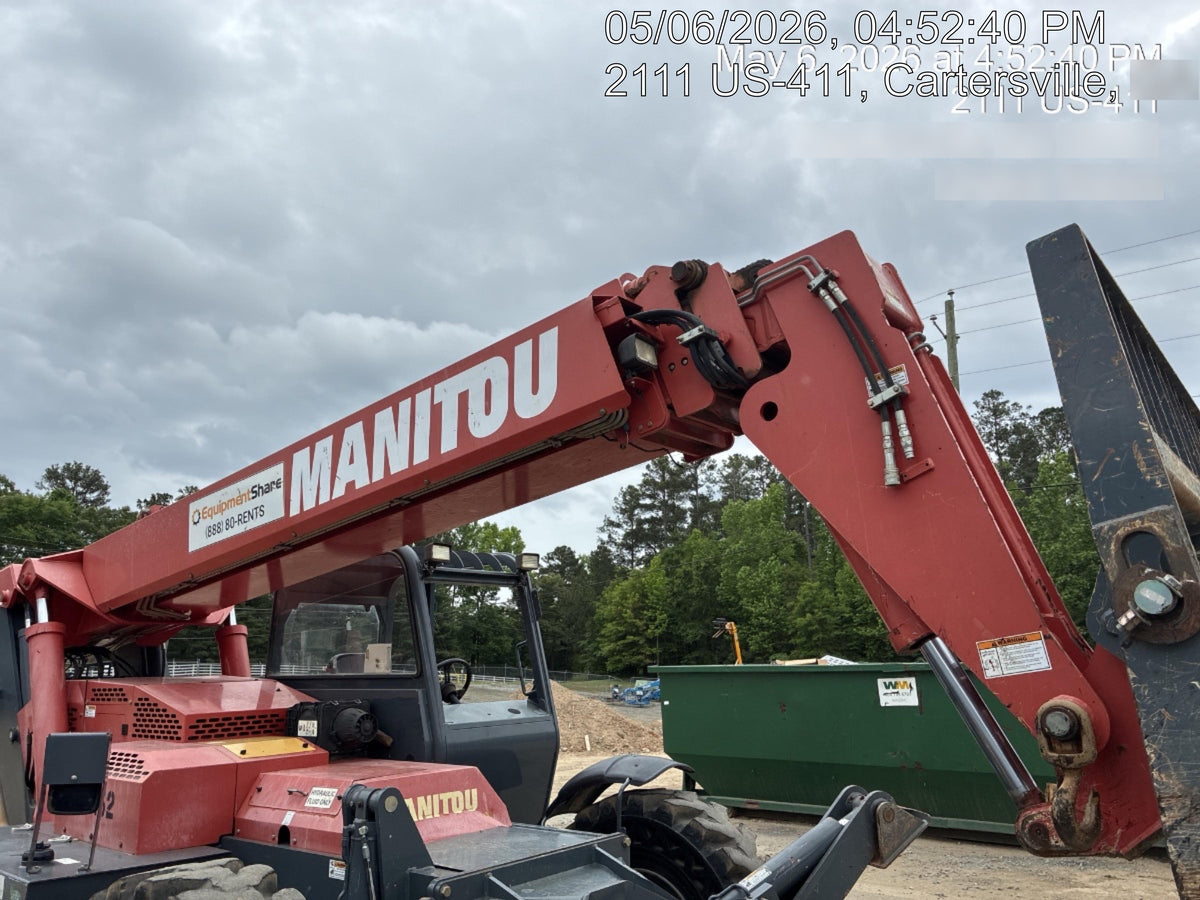2018 Manitou MTA10055 Manitou MTA 10055 w/Open ROPS, Work Lights/Strobe, Aux Hyd, Solid Tires, Lift Hook, 66" Carriage, 60" Forks