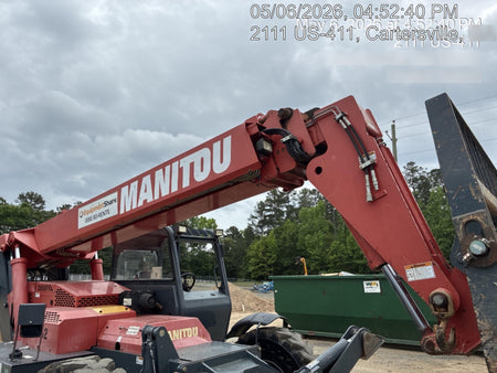 2018 Manitou MTA10055 Manitou MTA 10055 w/Open ROPS, Work Lights/Strobe, Aux Hyd, Solid Tires, Lift Hook, 66" Carriage, 60" Forks