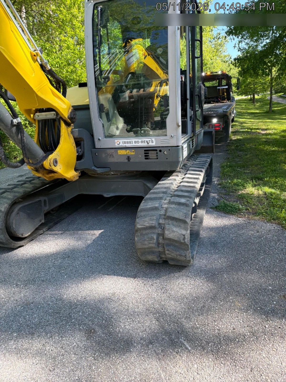 Wacker Neuson ET90 Cab, Long Dipperstick, Track, Bucket