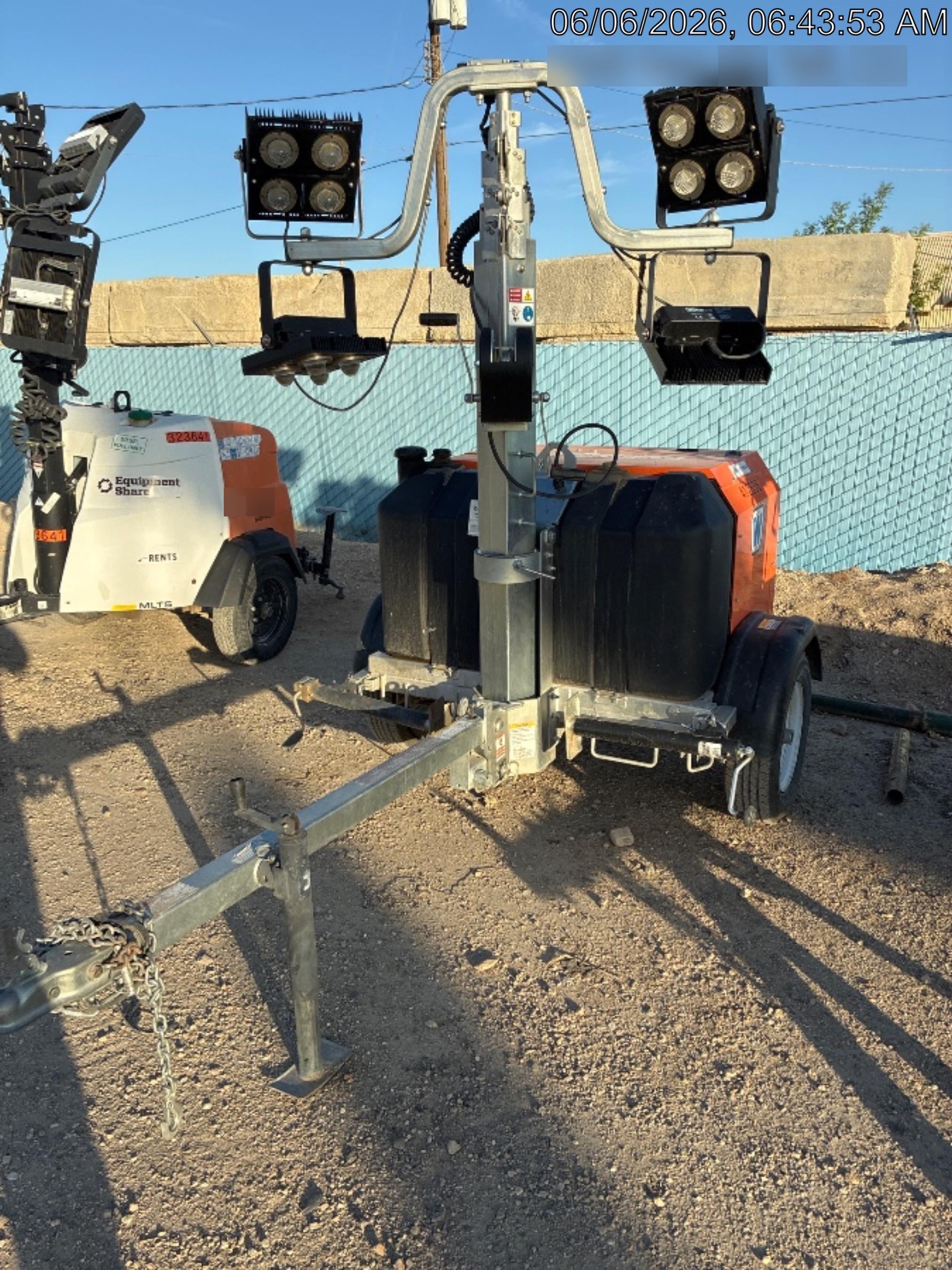 2024 Wanco WLTT-4MM4K Diesel, Deep Sea Controller, Shore Power Plug, Auto Start, (4) 350W LED Floodlights, 4kW Generator, 60 Gal Fuel Tank, 2" Ball, T3