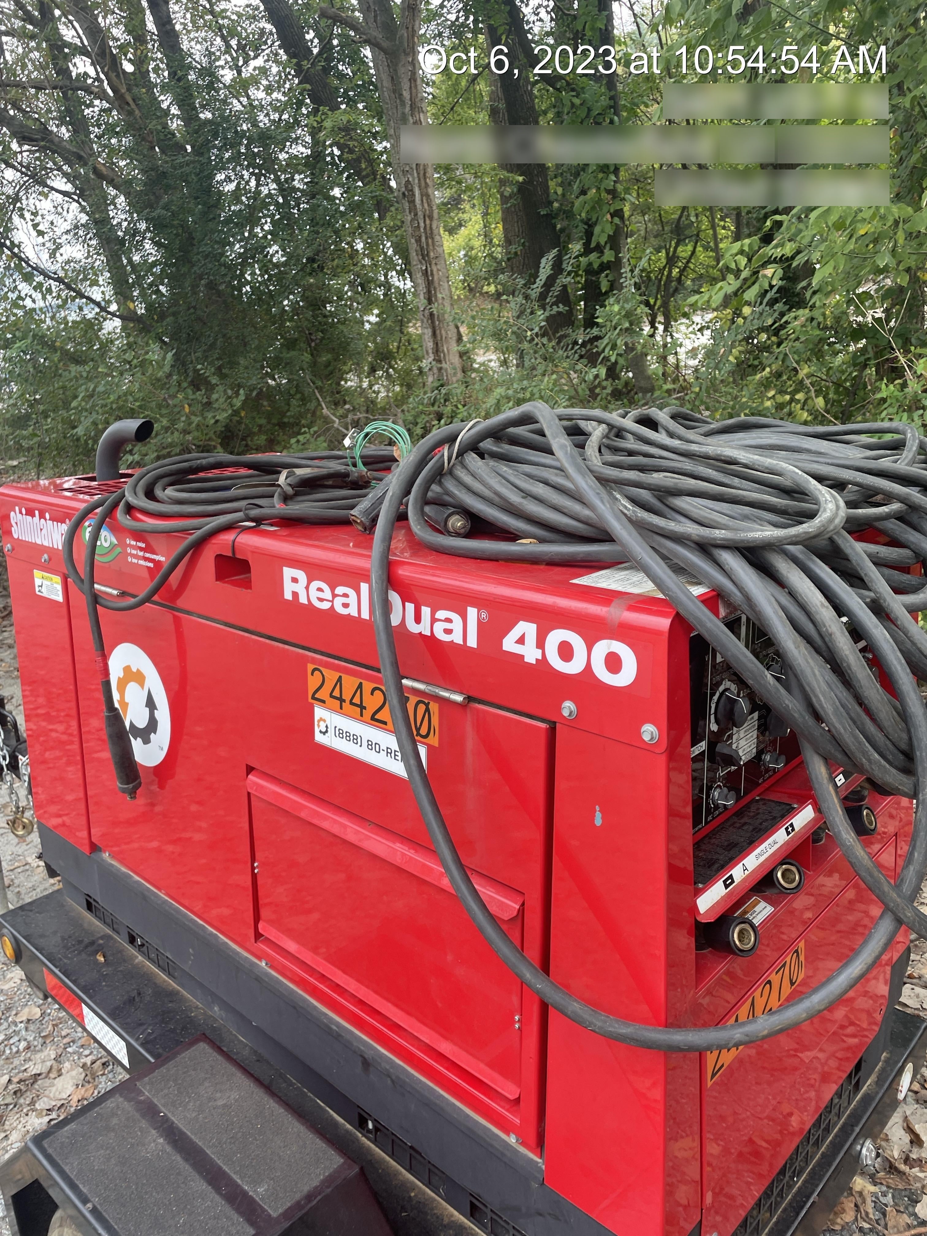 2022 Shindaiwa DGW400MDL Kubota D902 Engine, 23 HP, Dual Op Welder, Wire, Arc, Droop Stick, Tig, and CC Stick Functionality, Simulphase, 3 Phase and 1 Phase Gen Output, Single Axle NB Trlr, Slr Trckl Chrg 12V 12W, Fire Ext