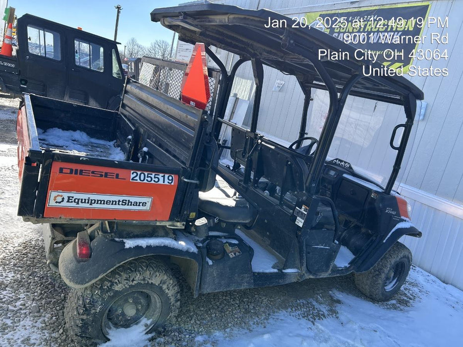 2022 Kubota RTV-X1140W-H Plastic Canopy, Windshield Acrylic Clear, LED Strobe Light, Wire Harness Kit, Back up Alarm