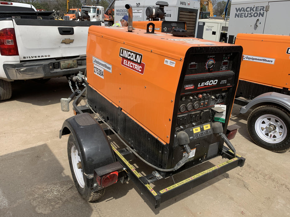 2022 Lincoln Electric LE400 Kubota V1505, Trlr, Cable Rack, Light Kit, ES Decals, T3