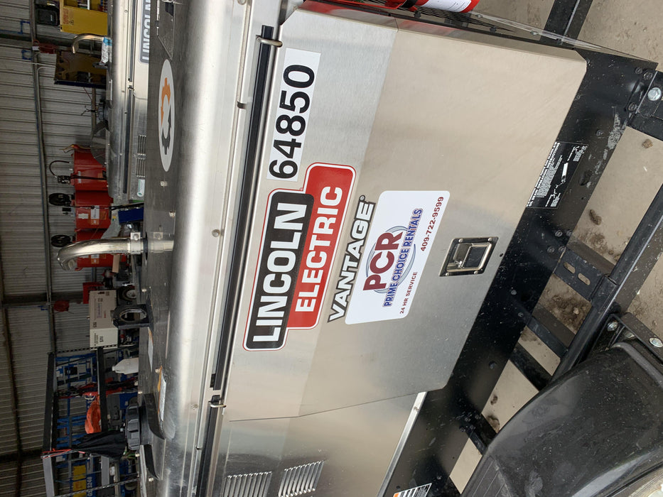 2020 Lincoln Electric Vantage 322 Welder Ready-Pak 3, w/ GPS & Decals (includes trailer, cable rack, fender light kit)