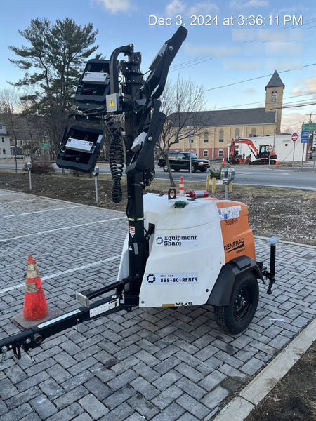 2023 Generac MLT2 Diesel, Flex Switch 120V Input, Powerzone Controller, (4) 320W LED Lights, 4kW Generator, 39.9 Gal Fuel Tank, 2" Ball, T3