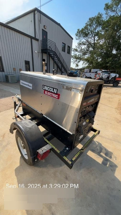 2024 Lincoln Electric LE400 Kubota V1505, Trlr, Cable Rack, Light Kit, ES Decals, T3