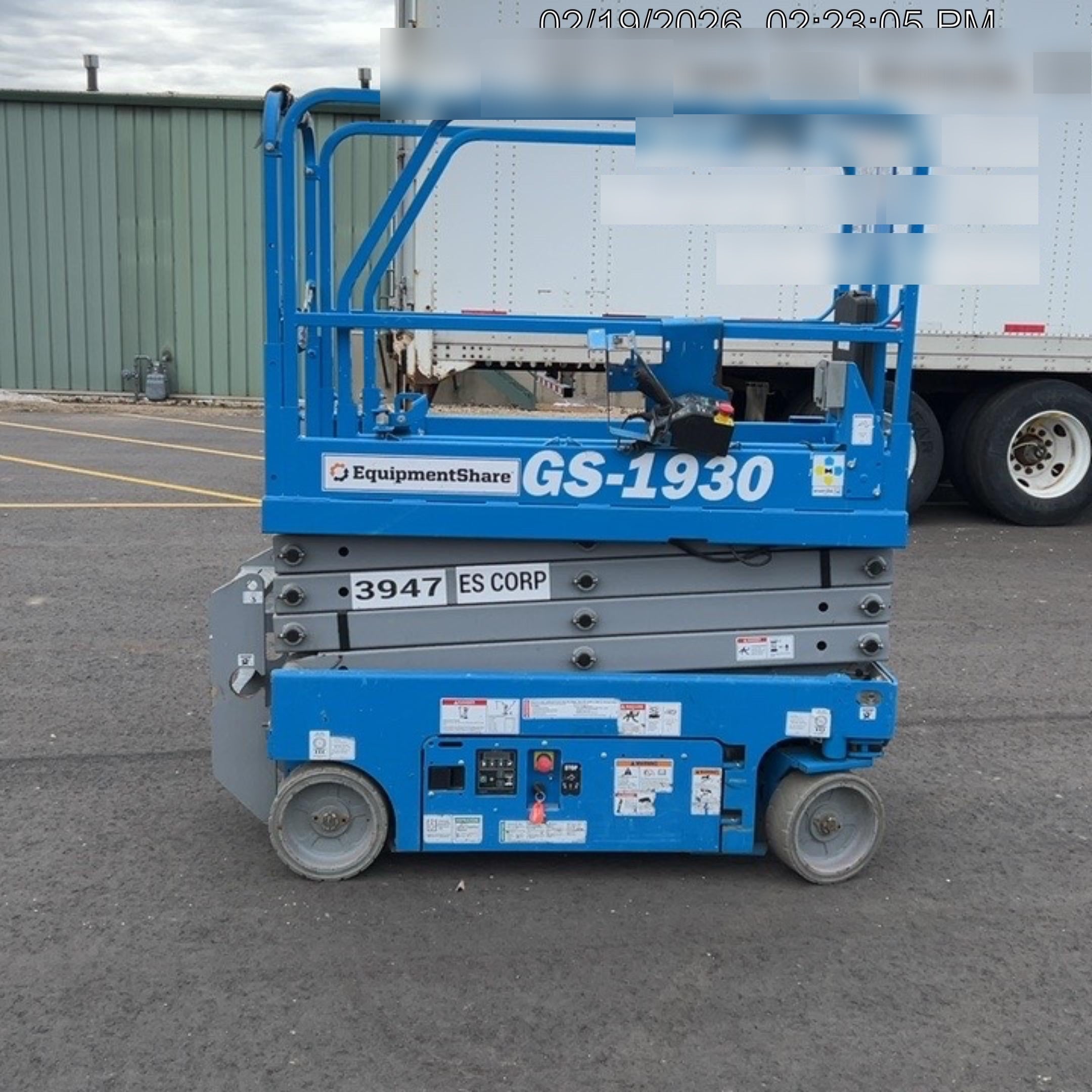 2017 Genie GS-1930 Genie 1930 Scissor Lift