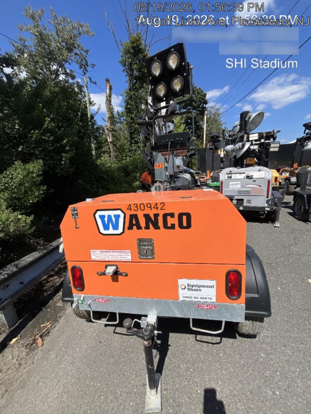 2024 Wanco WLTT-4MM4K Diesel, Deep Sea Controller, Shore Power Plug, Auto Start, (4) 350W LED Floodlights, 4kW Generator, 60 Gal Fuel Tank, 2" Ball, T3