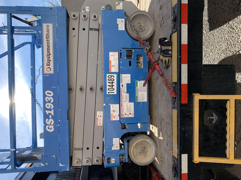 2020 Genie GS-1930 Fixed rails with chain entry gate - Pre A92.20