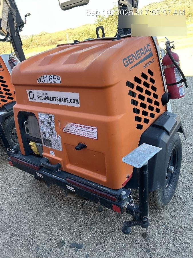 2023 Generac MLT2 Diesel, Flex Switch 120V Input, Powerzone Controller, (4) 320W LED Lights, 4kW Generator, 39.9 Gal Fuel Tank, 2" Ball, T3