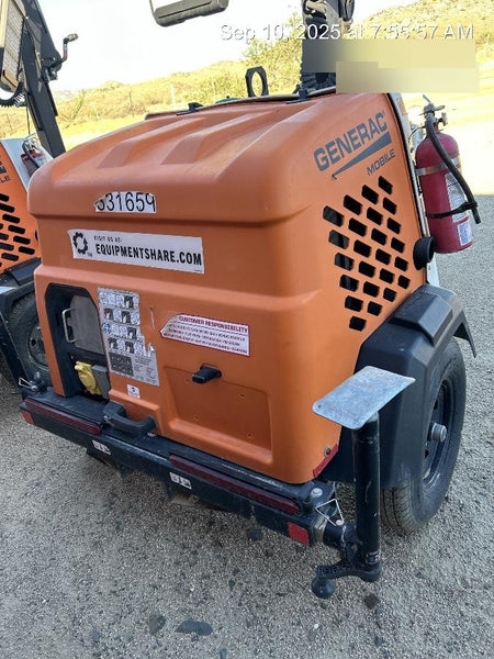 2023 Generac MLT2 Diesel, Flex Switch 120V Input, Powerzone Controller, (4) 320W LED Lights, 4kW Generator, 39.9 Gal Fuel Tank, 2" Ball, T3