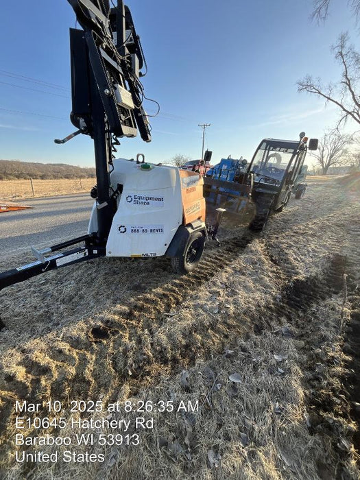 2024 Generac MLT2 Diesel, Flex Switch 120V Input, Powerzone Controller, 
(4) 320W LED Lights, 4kW Generator, 39.9 Gal Fuel Tank, 2" Ball, T3