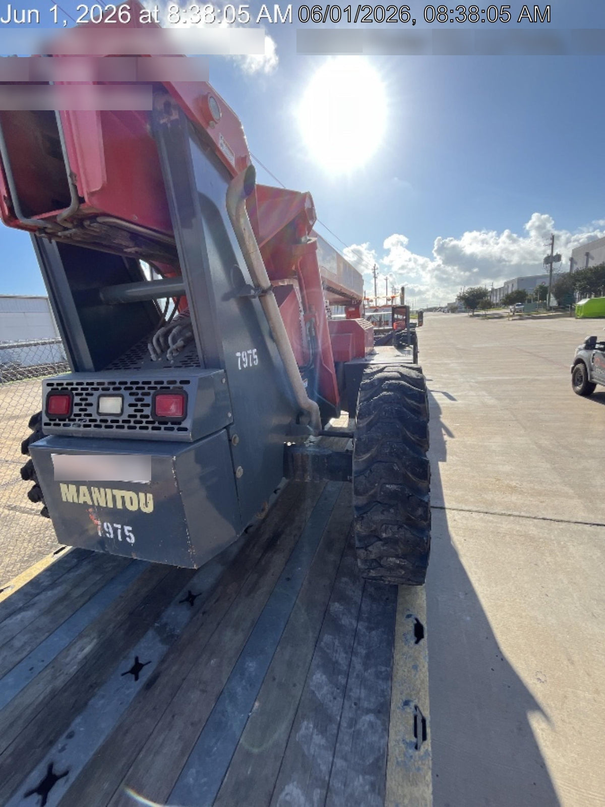 2018 Manitou MTA10055 Manitou MTA 10055 w/Cab/Heat/AC, Work Lights/Strobe, Aux Hyd, Solid Tires, Lift Hook, 66" Carriage, 60" Forks