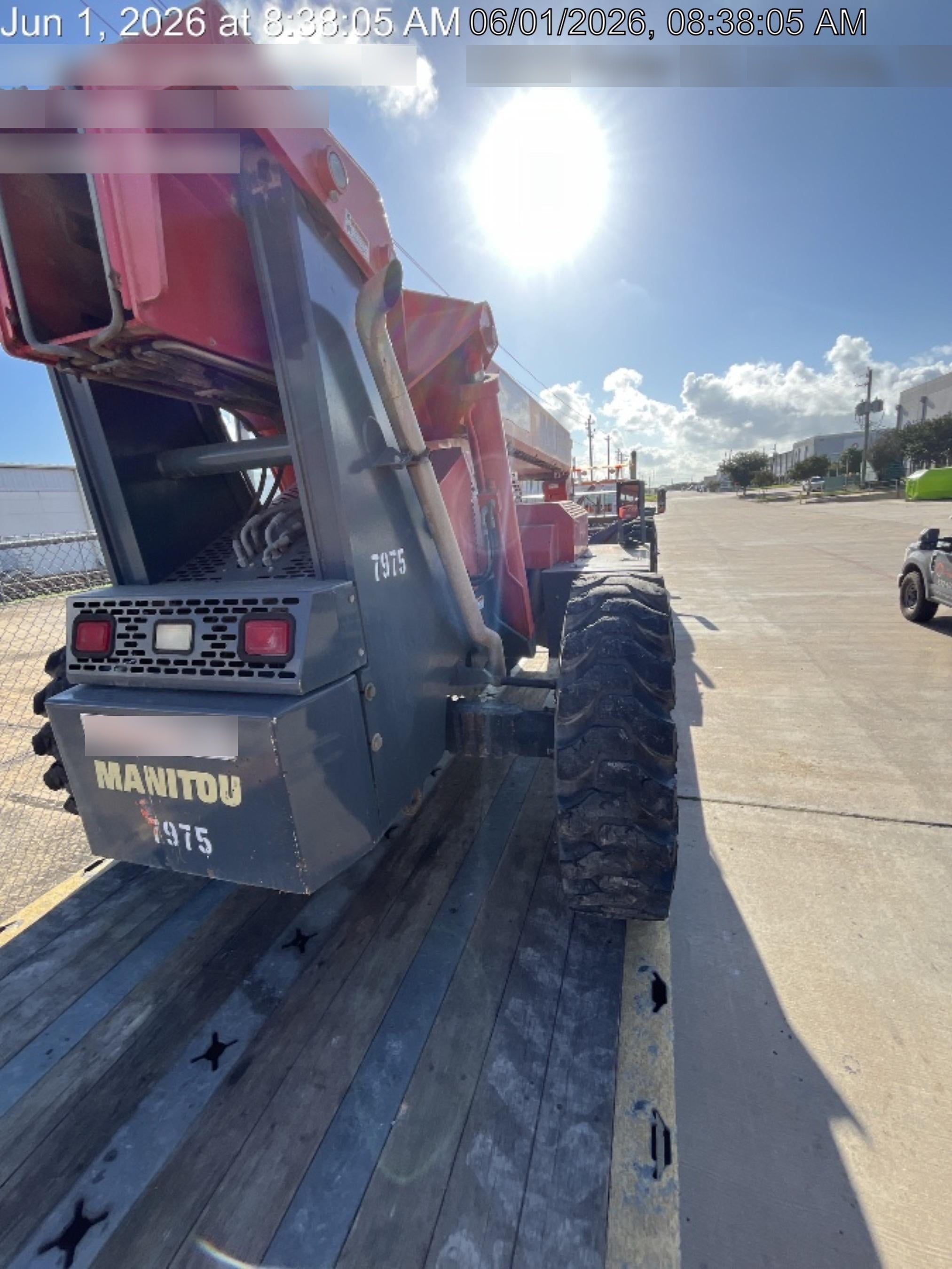 2018 Manitou MTA10055 Manitou MTA 10055 w/Cab/Heat/AC, Work Lights/Strobe, Aux Hyd, Solid Tires, Lift Hook, 66" Carriage, 60" Forks