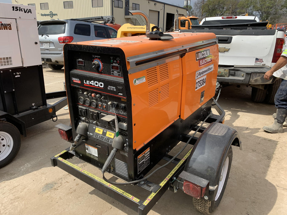 2022 Lincoln Electric LE400 Kubota V1505, Trlr, Cable Rack, Light Kit, ES Decals, T3