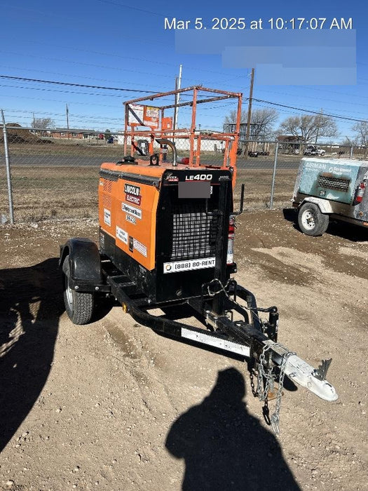 2023 Lincoln Electric LE400 Kubota V1505, Trlr, Cable Rack, Light Kit, ES Decals, T3