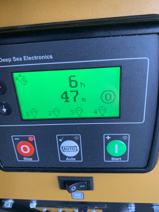 Allmand NLV3GR (4) LED Light Fixture 350W, 23' Vertical Mast, 3kW Prime, Towable, Deep Sea L401, Leveling Jacks, Yanmar T4F 5.8hp