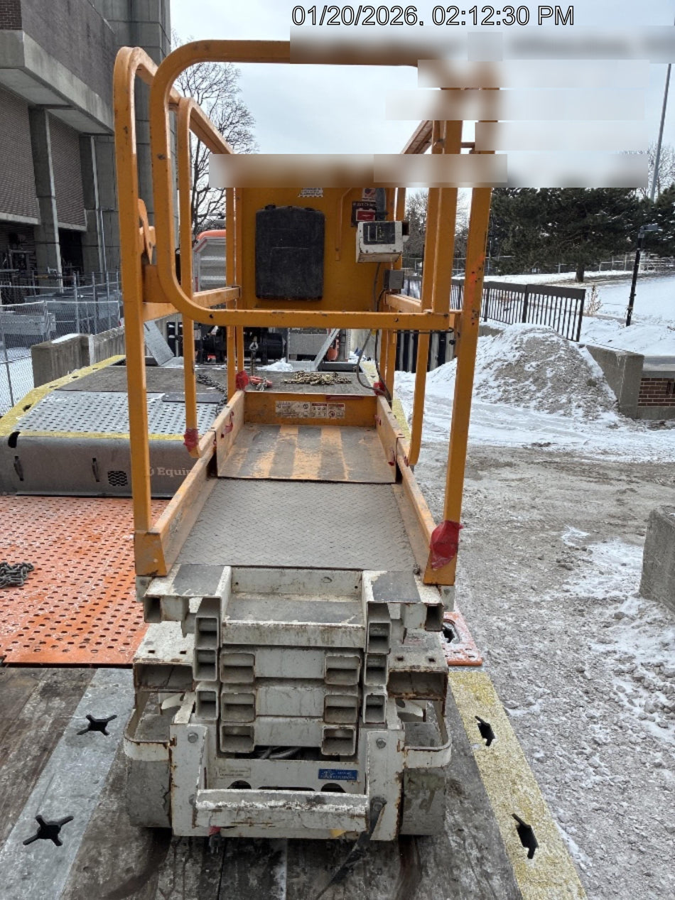 Custom Equipment HB-1430 Hy-Brid Scissor Lift
Platform capacity up to 670 lbs
Working height up to 20 ft
Weighs under 1,700 lbs
Non-marking wheels