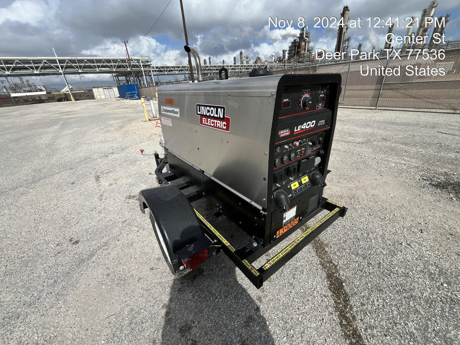 2024 Lincoln Electric LE400 Kubota V1505, Trlr, Cable Rack, Light Kit, ES Decals, T3