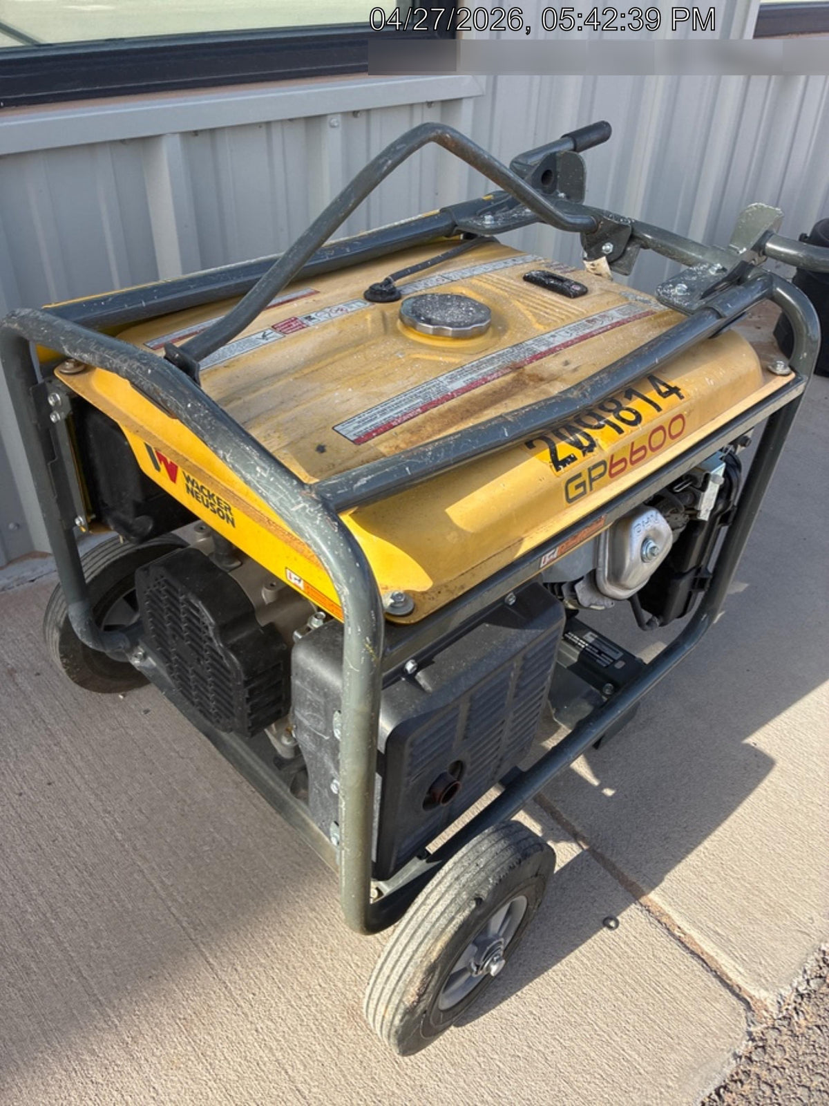 2022 WACKER NEUSON GP6600A