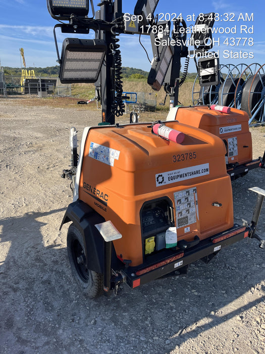 2023 Generac MLT2 Diesel, Flex Switch 120V Input, Powerzone Controller, (4) 320W LED Lights, 4kW Generator, 39.9 Gal Fuel Tank, 2" Ball, T3