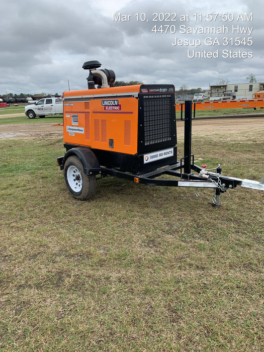 2021 Lincoln Electric Vantage 549X Ready Pak 3, ORANGE (includes trailer, cable rack, fender light kit)