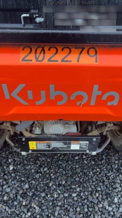 2022 Kubota RTV-X1140W-H Plastic Canopy, Windshield Acrylic Clear, LED Strobe Light, Wire Harness Kit, Back up Alarm