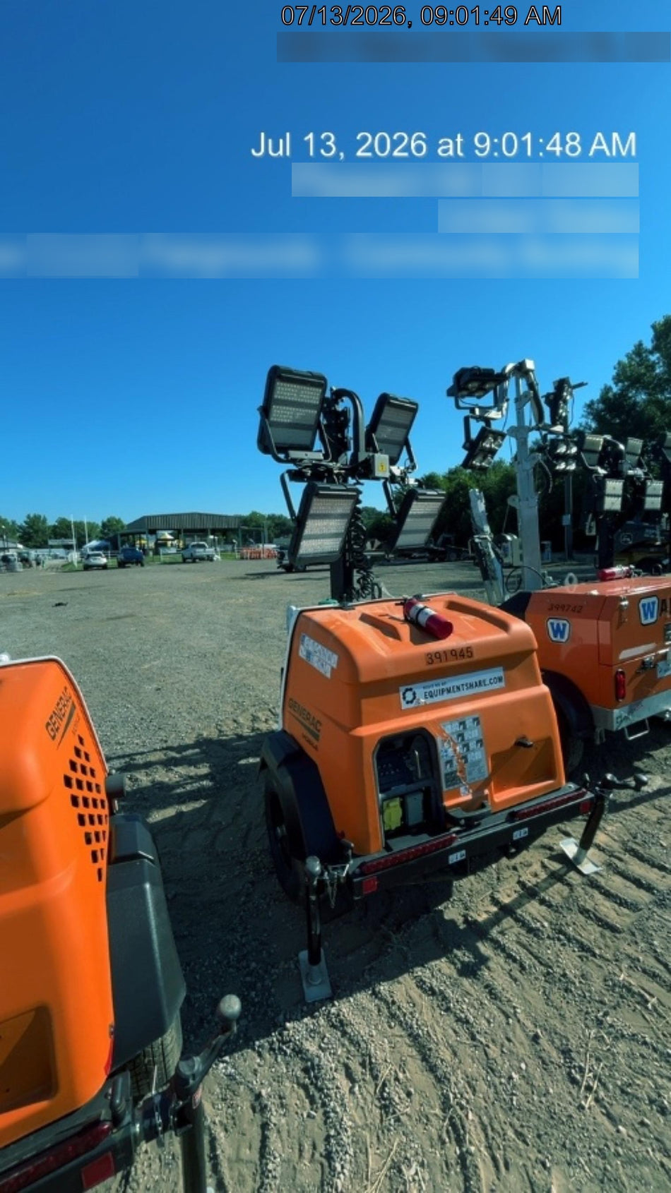 2024 Generac MLT2 Diesel, Flex Switch 120V Input, Powerzone Controller, 
(4) 320W LED Lights, 4kW Generator, 39.9 Gal Fuel Tank, 2" Ball, T3