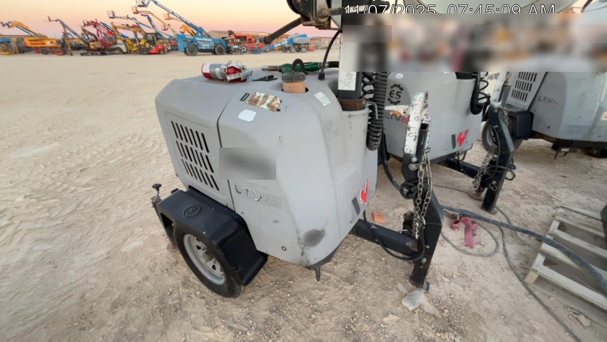 2018 Wacker Neuson LTV6L-MH LTV6L Mobile Light Tower w/Fuel Level Sensor Installed