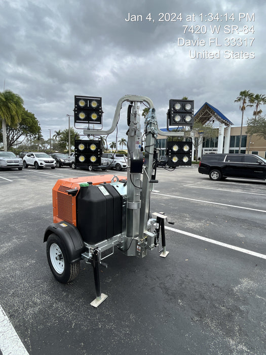 2023 Wanco WLTT-4MM4K Diesel, Deep Sea Controller, Shore Power Plug, Auto Start, (4) 350W LED Floodlights, 4kW Generator, 60 Gal Fuel Tank, 2" Ball, T3