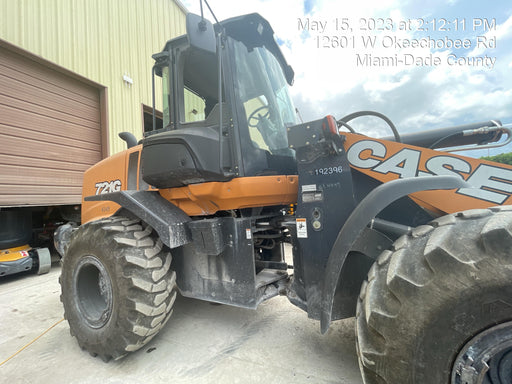 2018 Case 721G CLOSED CAB, 1 FUNCTION, JRB 416 STYLE HYD COUPLER