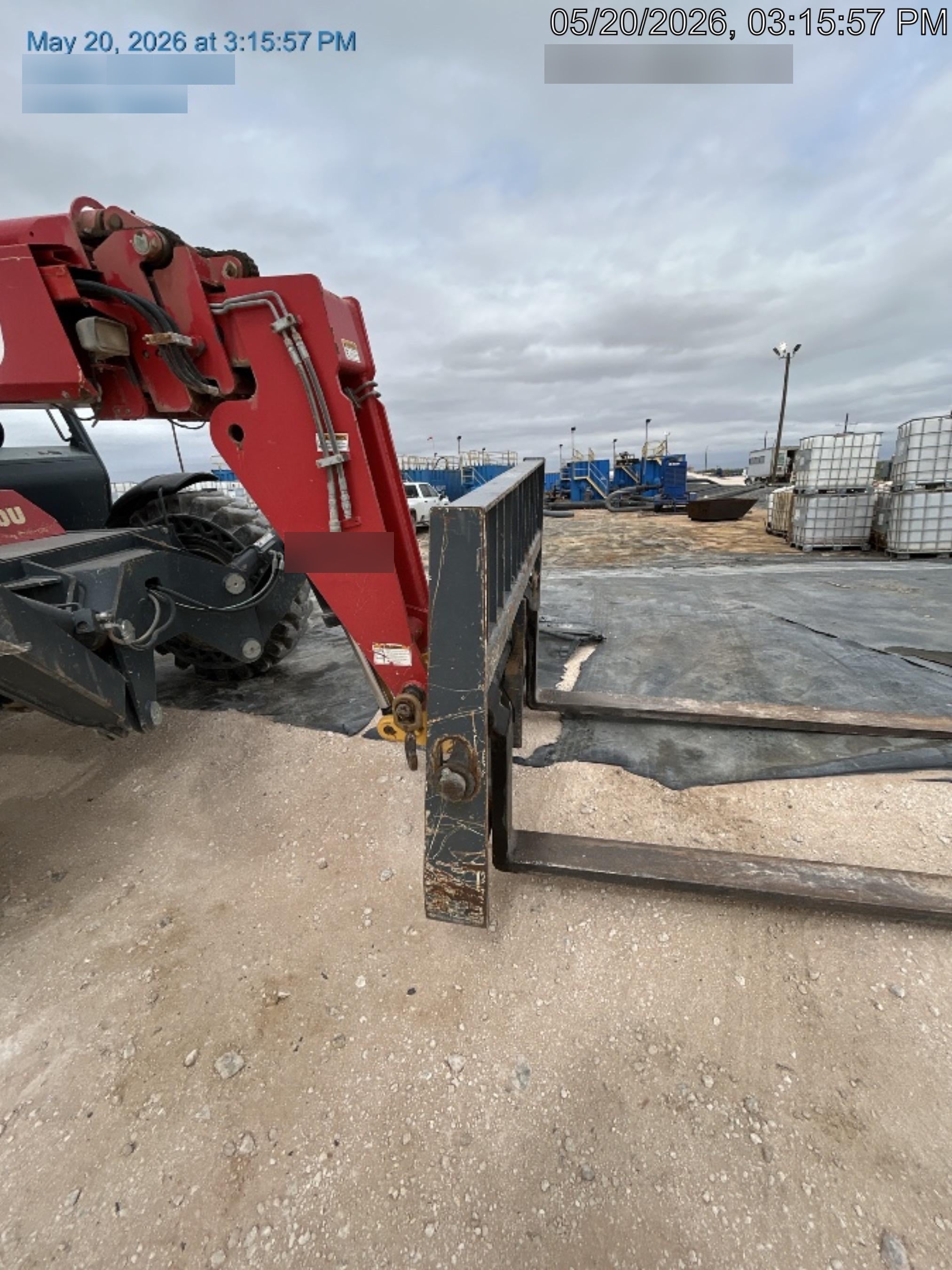 2018 Manitou MTA10055 MTA10055 - 120 HP T4, Canopy, Worklights/Strobe, Beacon, 66" Carriage, 60" Forks, Solid Tires, Lift Hook, Aux Hydraulics