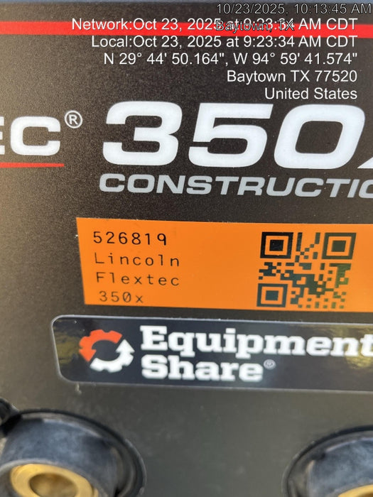 2025 LINCOLN ELECTRIC FLEXTEC 350X