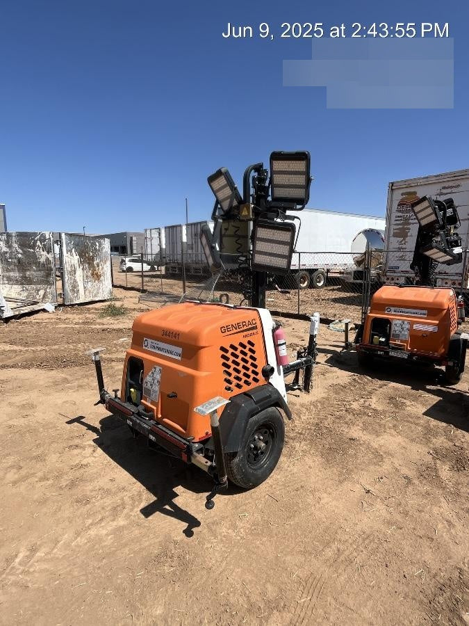 2023 Generac MLT2 Diesel, Flex Switch 120V Input, Powerzone Controller, (4) 320W LED Lights, 4kW Generator, 39.9 Gal Fuel Tank, 2" Ball, T3