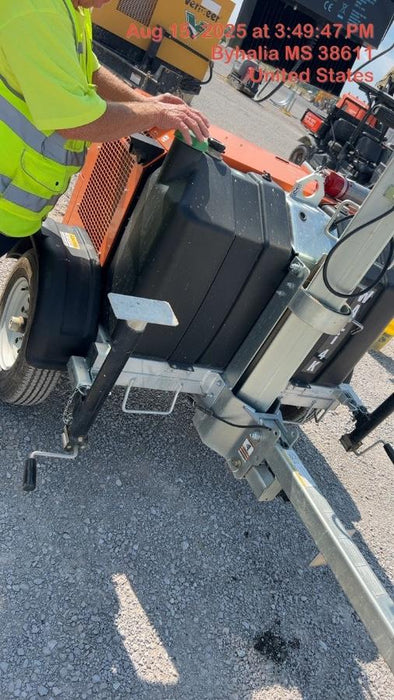 2025 Wanco WLTT-4MM4K Diesel, Mitsubishi L2E, 9.0HP @1800 rpm, Deep Sea Controller, Shore Power Plug, Auto Start, (4) 350W LED Floodlights, 4kW Generator, 60 Gal Fuel Tank, 2" Ball, T3