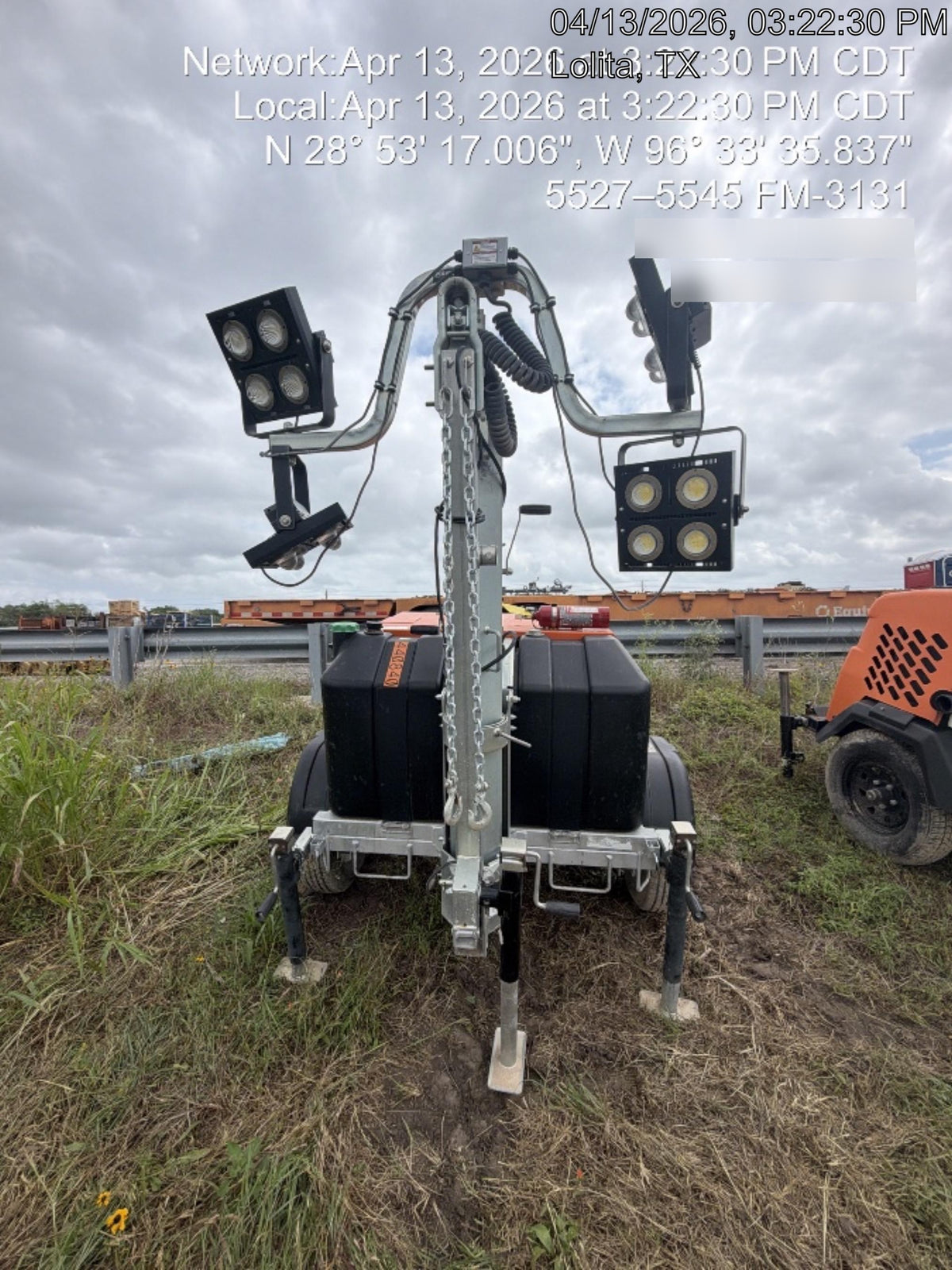 2024 Wanco WLTT-4MM4K Diesel, Deep Sea Controller, Shore Power Plug, Auto Start, (4) 350W LED Floodlights, 4kW Generator, 60 Gal Fuel Tank, 2" Ball, T3
