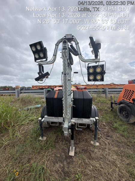 2024 Wanco WLTT-4MM4K Diesel, Deep Sea Controller, Shore Power Plug, Auto Start, (4) 350W LED Floodlights, 4kW Generator, 60 Gal Fuel Tank, 2" Ball, T3