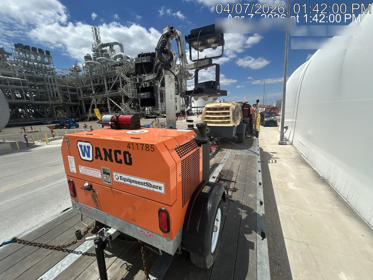 2024 Wanco WLTT-4MM4K Diesel, Deep Sea Controller, Shore Power Plug, Auto Start, (4) 350W LED Floodlights, 4kW Generator, 60 Gal Fuel Tank, 2" Ball, T3