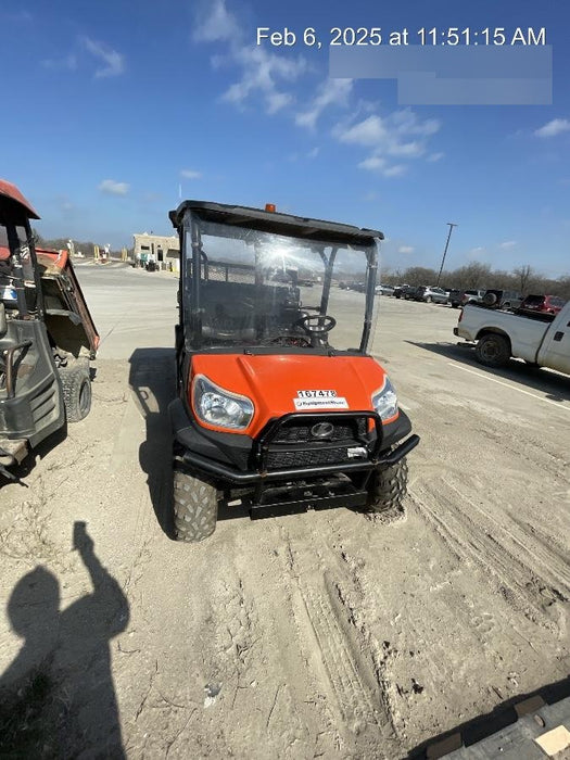 2021 Kubota RTV-X1140W-H Plastic Canopy, Windshield Acrylic Clear, LED Strobe Light, Wire Harness Kit, Back up Alarm