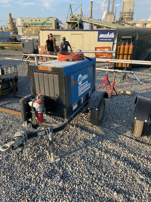 2020 Miller Electric BIG BLUE 400 Trailer Mounted Welder