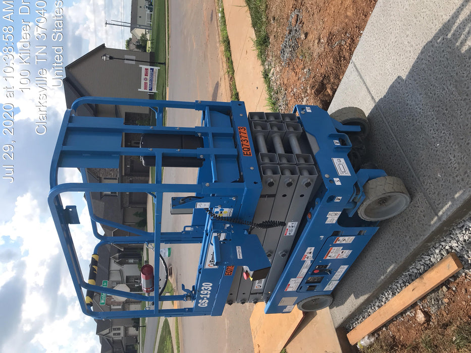 2020 Genie GS-1930 Fixed rails with chain entry gate - Pre A92.20