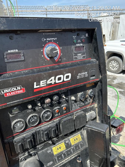 2024 Lincoln Electric LE400 Kubota V1505, Trlr, Cable Rack, Light Kit, ES Decals, T3