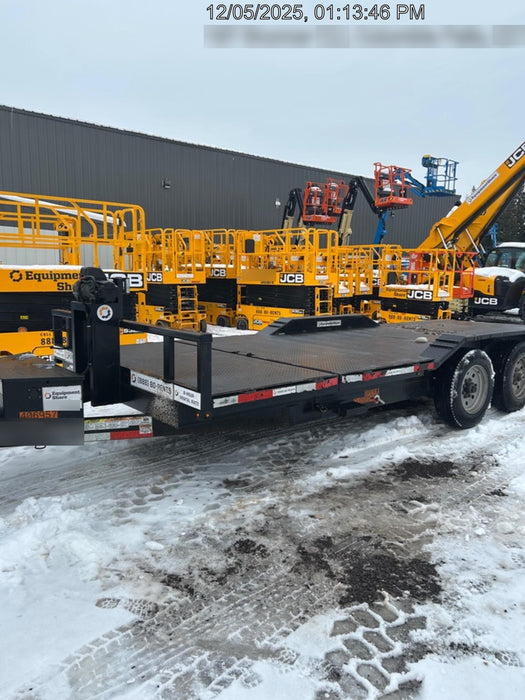 2024 TEXAS PRIDE TRAILERS 21' Lowboy Gravity Tilt Bed 14K Bumper Pull Trailer