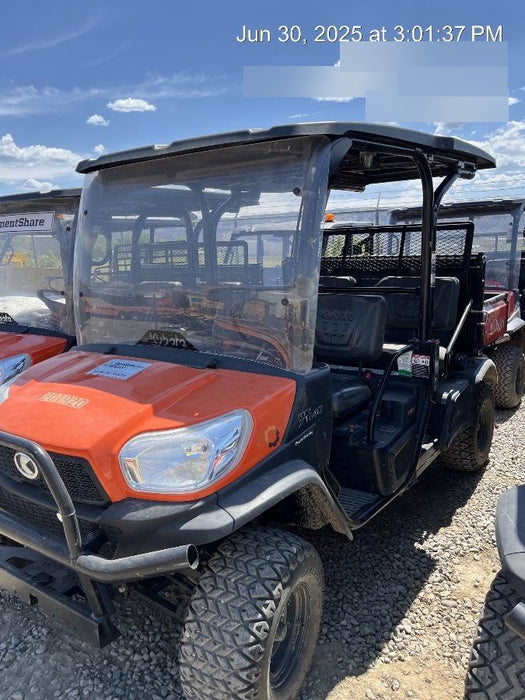 2022 Kubota RTV-X1140W-H Plastic Canopy, Windshield Acrylic Clear, LED Strobe Light, Wire Harness Kit, Back up Alarm